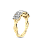 9ct Yellow Gold Serafina Oval Lab Diamond Anniversary Band (1 Ct. Tw.) left