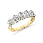 9ct Yellow Gold Fairleigh Oval Lab Diamond Anniversary Band (2 Ct. Tw.) right