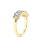 14kt Yellow Gold Ophelia Emerald Lab Diamond Anniversary Band (3 Ct. Tw.) left