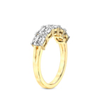 14kt Yellow Gold Cassia Cushion Lab Diamond Anniversary Band (3 Ct. Tw.) standing product image one