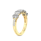 9ct Yellow Gold Eliana Oval Lab Diamond Anniversary Band (6 Ct. Tw.) left