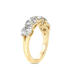 10kt Yellow Gold Elowyn Round Lab Diamond Anniversary Band (1 Ct. Tw.) left