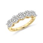 10kt Yellow Gold Elowyn Round Lab Diamond Anniversary Band (1 Ct. Tw.) right