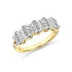 14kt Yellow Gold Portia Oval Lab Diamond Anniversary Band (1/2 Ct. Tw.) right