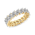 9ct Yellow Gold Milani Marquise Lab Diamond Eternity Ring (3 Ct. Tw.) right