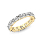 9ct Yellow Gold Mckenna Oval & Emerald Lab Diamond Eternity Ring (3 Ct. Tw.) right