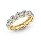 9ct Yellow Gold Kira Marquise Double Row Lab Diamond Eternity Ring (4 Ct. Tw.) right
