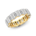 10kt Yellow Gold Jordan Baguette Lab Diamond Eternity Ring (6 Ct. Tw.) right