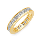 14kt Yellow Gold Channel Set Princess Lab Diamond Eternity Ring (2 Ct. Tw.) right