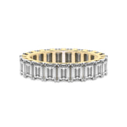 14kt Yellow Gold Riley Emerald Lab Diamond Eternity Ring (4 Ct. Tw.) front image