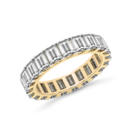 14kt Yellow Gold Riley Emerald Lab Diamond Eternity Ring (4 Ct. Tw.) side right image one