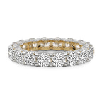10kt Yellow Gold Reona Round Lab Diamond Eternity Ring (3 Ct. Tw.) front image