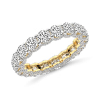 10kt Yellow Gold Reona Round Lab Diamond Eternity Ring (3 Ct. Tw.) side right image one