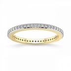 9ct Yellow Gold Nora Wedding Band (3/8 Ct. Tw.) front image
