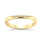 9ct Yellow Gold Cari Wedding Band front image