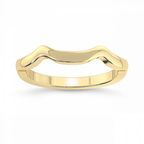 14kt Yellow Gold Ida Twisted Wedding Band front image