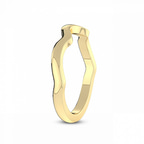 14kt Yellow Gold Ida Twisted Wedding Band left