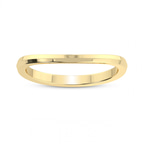 10kt Yellow Gold Ivy Dainty Wedding Band front image