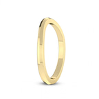 10kt Yellow Gold Ivy Dainty Wedding Band left