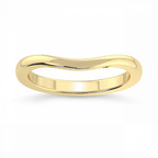9ct Yellow Gold Hera Petite Wedding Band front image