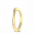 9ct Yellow Gold Hera Petite Wedding Band left