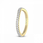 9ct Yellow Gold Shae Wedding Band (1/2 Ct. Tw.) left
