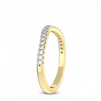 9ct Yellow Gold Sora Wedding Band (1/4 Ct. Tw.) left