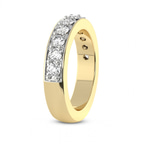 9ct Yellow Gold Shay Wedding Band (1 Ct. Tw.) left