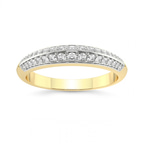 10kt Yellow Gold Vera Wedding Band (1/3 Ct. Tw.) front image