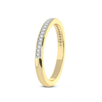 9ct Yellow Gold Tess Wedding Band (1/6 Ct. Tw.) left