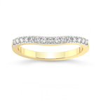 18kt Yellow Gold Glen Wedding Band (1/5 Ct. Tw.) front image