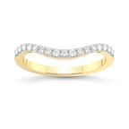 10kt Yellow Gold Jesse Wedding Band (1/4 Ct. Tw.) front image