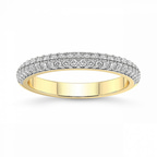 10kt Yellow Gold Eve Wedding Band (3/8 Ct. Tw.) front image