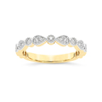 10kt Yellow Gold Zeta Wedding Band (1/6 Ct. Tw.) front image