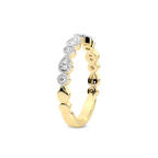 10kt Yellow Gold Zeta Wedding Band (1/6 Ct. Tw.) left