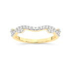 9ct Yellow Gold Pia Wedding Band (1/4 Ct. Tw.) front image