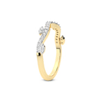 9ct Yellow Gold Pia Wedding Band (1/4 Ct. Tw.) left