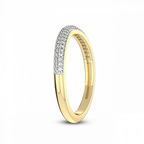 9ct Yellow Gold Lea Wedding Band (1/5 Ct. Tw.) left
