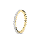 9ct Yellow Gold Nola Wedding Band (1/4 Ct. Tw.) left