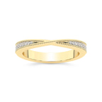 10kt Yellow Gold Clmence Wedding Band (1/10 Ct. Tw.) front image