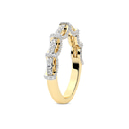 9ct Yellow Gold lise Wedding Band (1/2 Ct. Tw.) left