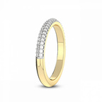 10kt Yellow Gold Dove Wedding Band (1/4 Ct. Tw.) left