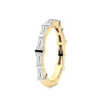 9ct Yellow Gold Paisley Wedding Band (1 1/2 Ct. Tw.) left