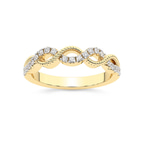 9ct Yellow Gold Amlie Wedding Band (1/4 Ct. Tw.) front image