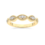 9ct Yellow Gold Floriane Wedding Band (1/4 Ct. Tw.) front image
