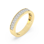 14kt Yellow Gold Opaline Wedding Band (2 Ct. Tw.) left