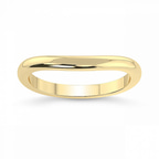 10kt Yellow Gold Hope Wedding Band front image