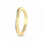 10kt Yellow Gold Hope Wedding Band left