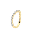 9ct Yellow Gold May Wedding Band (7/8 Ct. Tw.) left