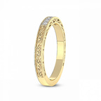 18kt Yellow Gold Nell Wedding Band (1/10 Ct. Tw.) left